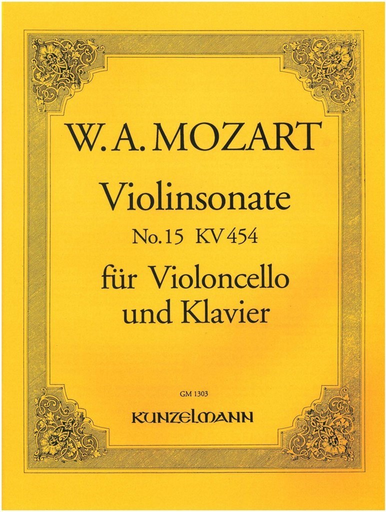 Violinsonate Nr. 15 Für Violoncello